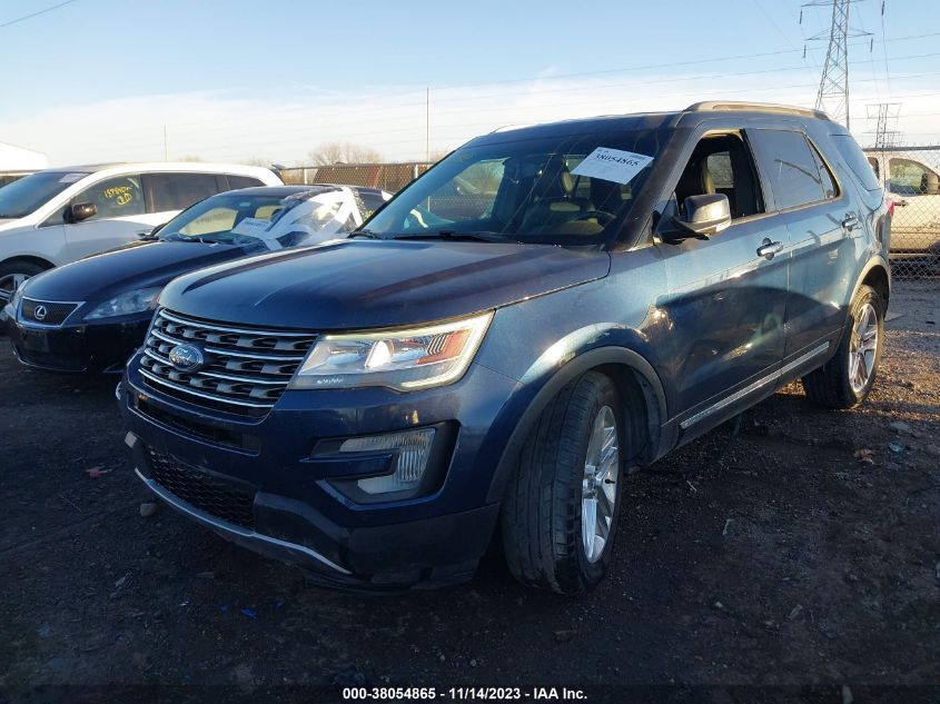 2017 Ford Explorer Xlt VIN: 1FM5K8D83HGB13633 Lot: 38054865