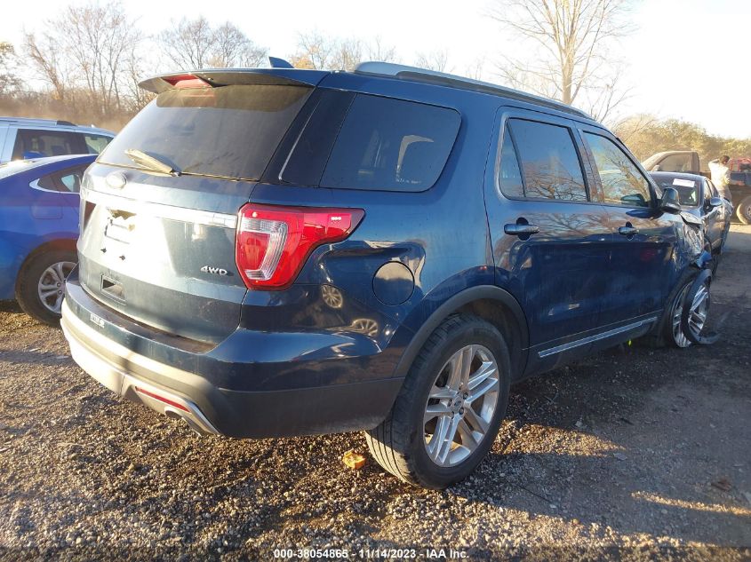 2017 Ford Explorer Xlt VIN: 1FM5K8D83HGB13633 Lot: 38054865