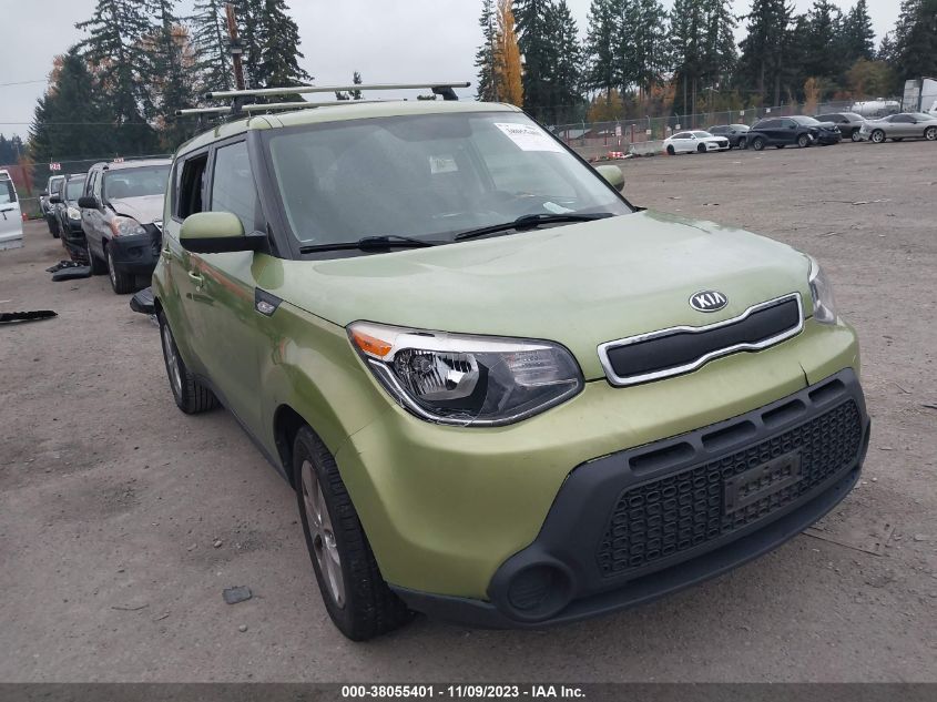 2014 Kia Soul Base VIN: KNDJN2A20E7742589 Lot: 38055401