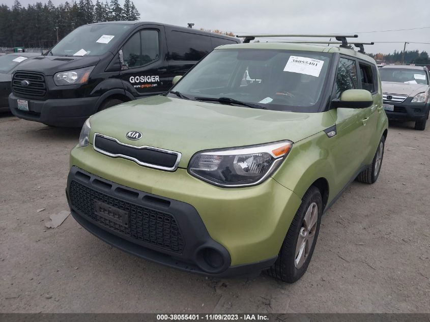 2014 Kia Soul Base VIN: KNDJN2A20E7742589 Lot: 38055401