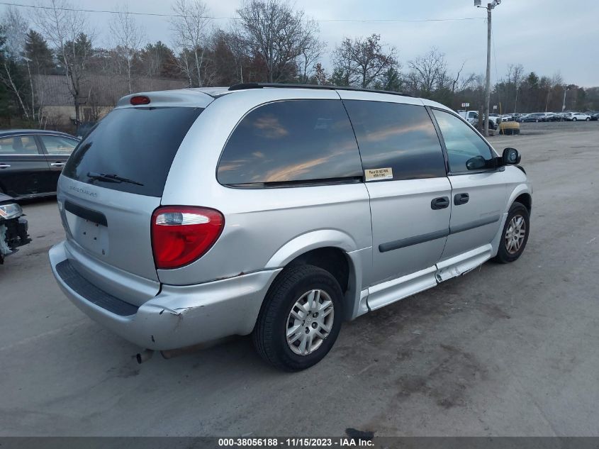 2007 Dodge Grand Caravan Se VIN: 1D4GP24R87B193837 Lot: 38056188