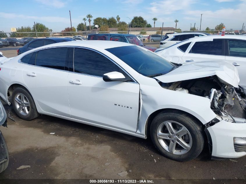 2021 Chevrolet Malibu Fwd Ls VIN: 1G1ZB5ST7MF054705 Lot: 38056193