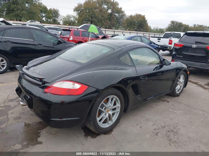 2007 Porsche Cayman VIN: WP0AA29827U762447 Lot: 38056923