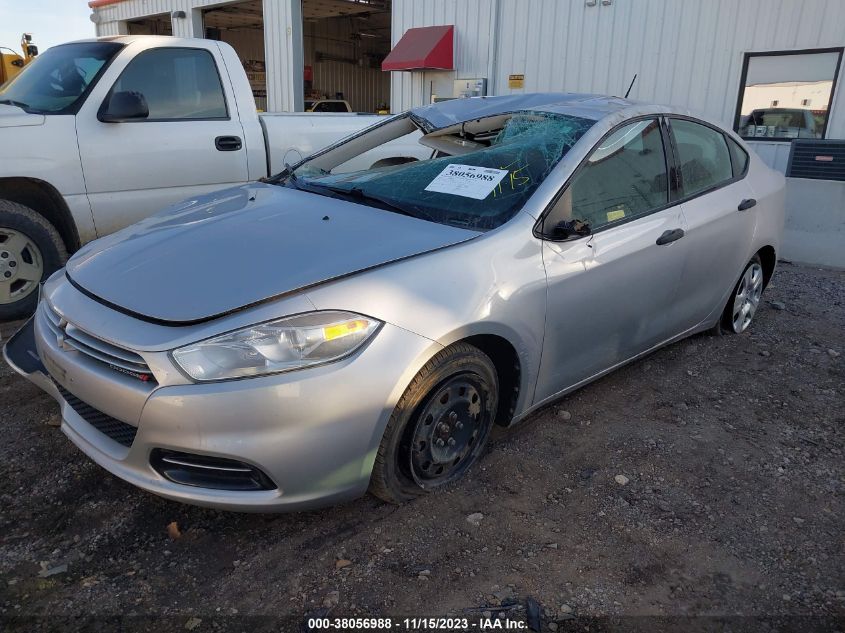 2013 Dodge Dart Se/Aero VIN: 1C3CDFAA8DD197501 Lot: 38056988