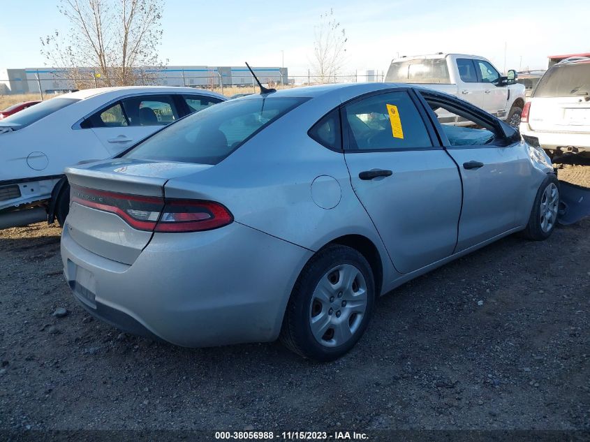 2013 Dodge Dart Se/Aero VIN: 1C3CDFAA8DD197501 Lot: 38056988