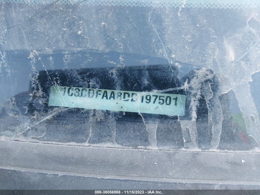 2013 Dodge Dart Se/Aero VIN: 1C3CDFAA8DD197501 Lot: 38056988