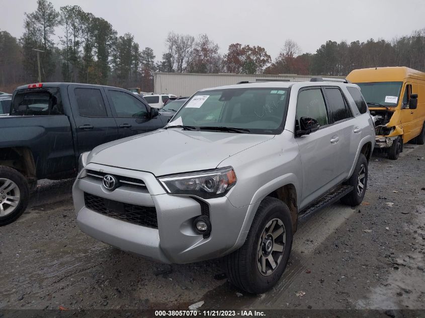 2023 Toyota 4Runner Sr5 Premium VIN: JTENU5JR7P6124757 Lot: 38057070