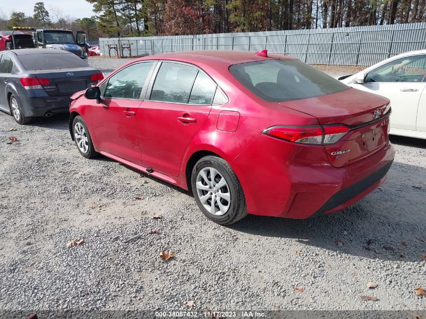 2021 Toyota Corolla Le VIN: 5YFEPMAEXMP235049 Lot: 74423584