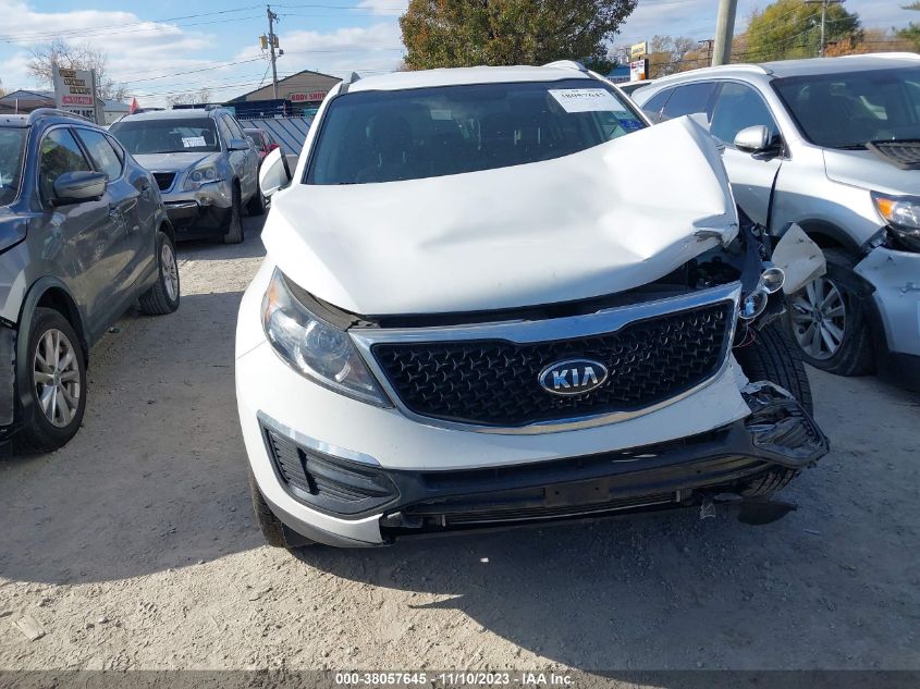 2015 Kia Sportage Lx VIN: KNDPB3AC4F7725233 Lot: 40446822