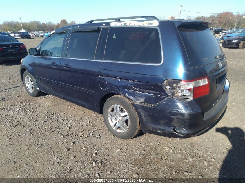 2005 Honda Odyssey Ex-L VIN: 5FNRL38615B099624 Lot: 38057835