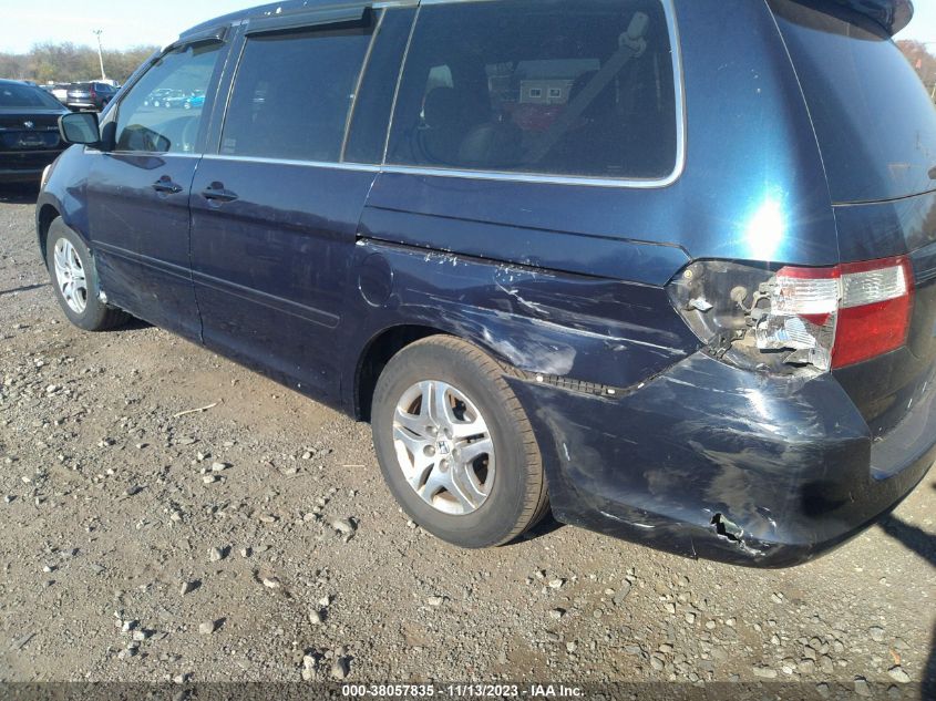 2005 Honda Odyssey Ex-L VIN: 5FNRL38615B099624 Lot: 38057835