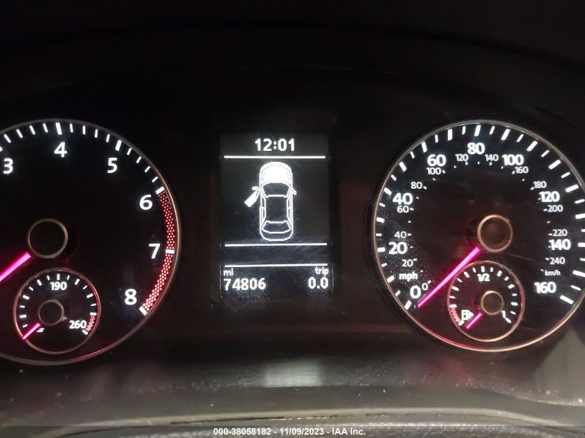 2014 Volkswagen Passat 1.8T Se VIN: 1VWBT7A33EC046104 Lot: 38058182