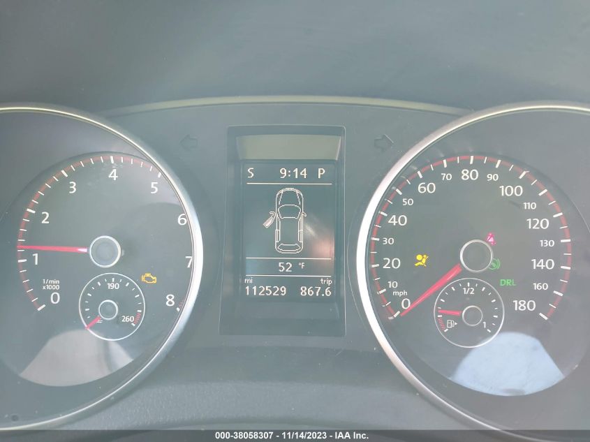 2013 Volkswagen Gti 4-Door VIN: WVWHD7AJ7DW121408 Lot: 38058307