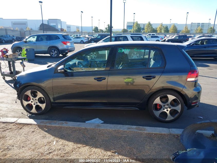 2013 Volkswagen Gti 4-Door VIN: WVWHD7AJ7DW121408 Lot: 38058307