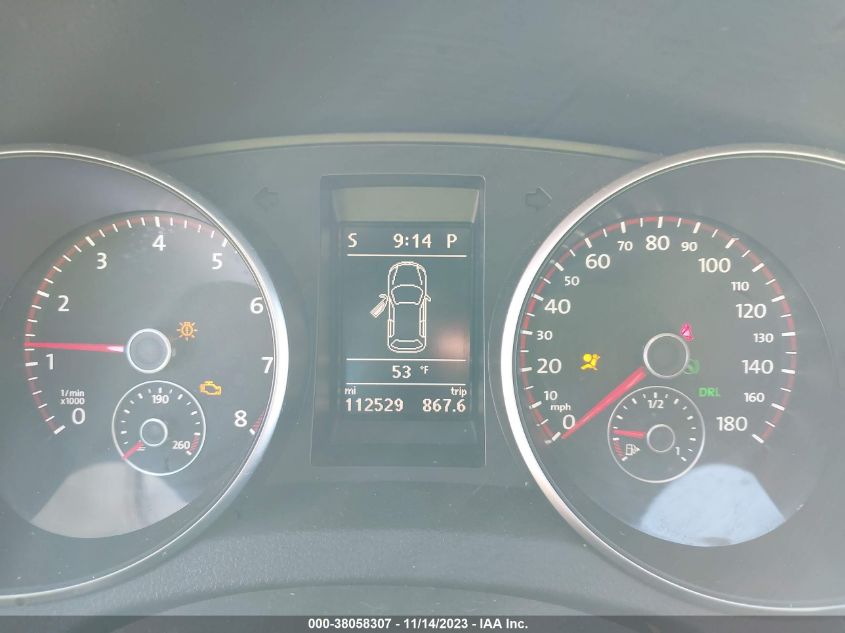 2013 Volkswagen Gti 4-Door VIN: WVWHD7AJ7DW121408 Lot: 38058307