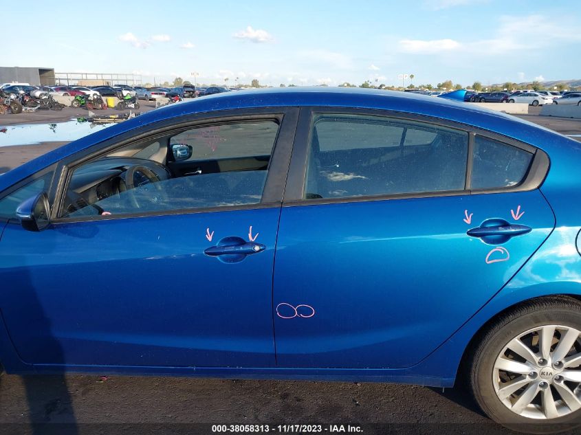 2014 Kia Forte Lx VIN: KNAFX4A60E5079757 Lot: 38058313