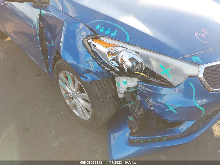 2014 Kia Forte Lx VIN: KNAFX4A60E5079757 Lot: 38058313