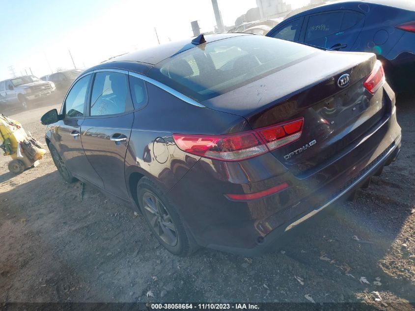 2019 Kia Optima Lx VIN: 5XXGT4L36KG351306 Lot: 38058654