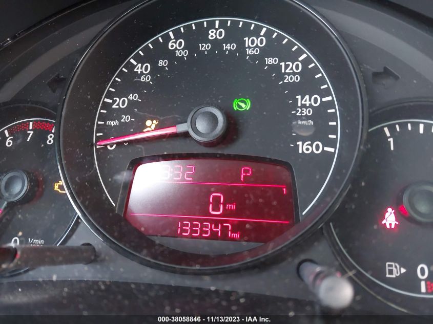 2012 Volkswagen Beetle Entry Pzev VIN: 3VWFP7AT6CM643975 Lot: 38058846