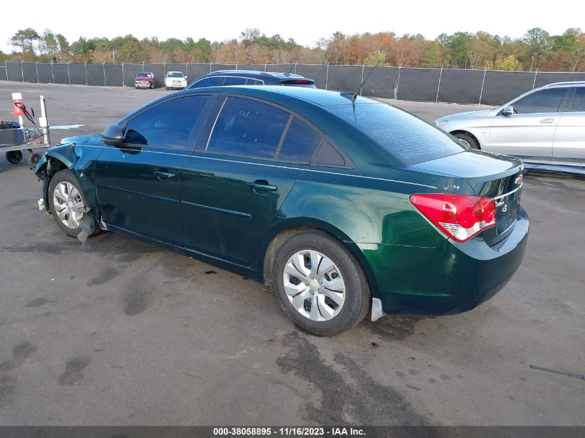 2014 Chevrolet Cruze Ls Auto VIN: 1G1PA5SH9E7315124 Lot: 38058895