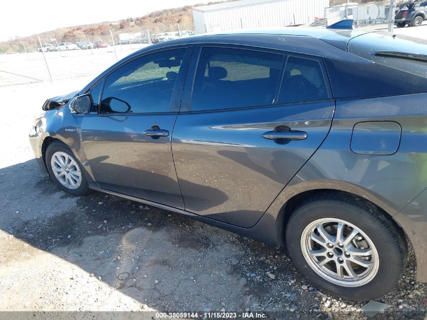 2019 Toyota Prius Le VIN: JTDKARFU7K3075963 Lot: 38059144