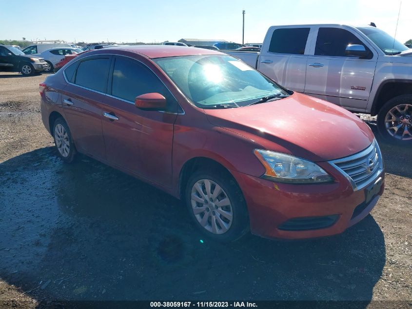 2015 Nissan Sentra Sv VIN: 3N1AB7AP3FL683524 Lot: 38059167