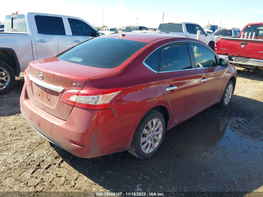 2015 Nissan Sentra Sv VIN: 3N1AB7AP3FL683524 Lot: 38059167