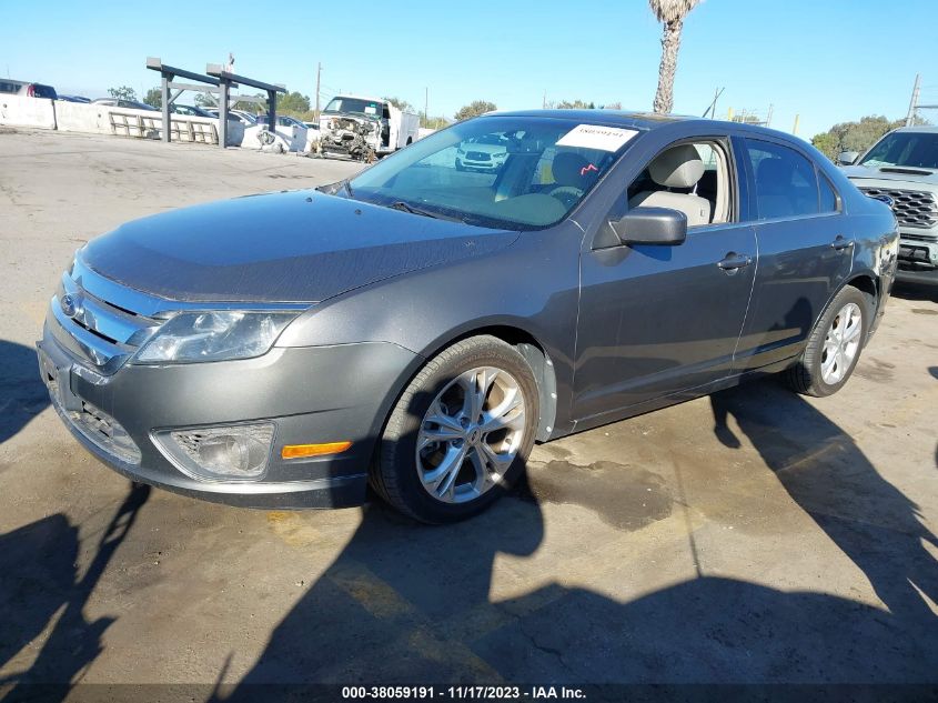 2012 Ford Fusion Se VIN: 3FAHP0HA5CR365716 Lot: 38059191