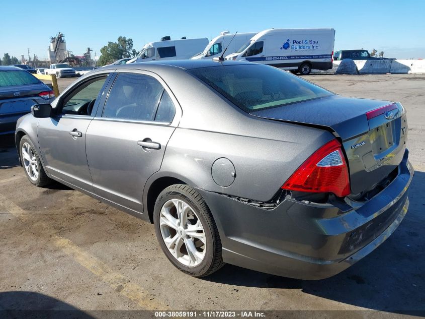 2012 Ford Fusion Se VIN: 3FAHP0HA5CR365716 Lot: 38059191