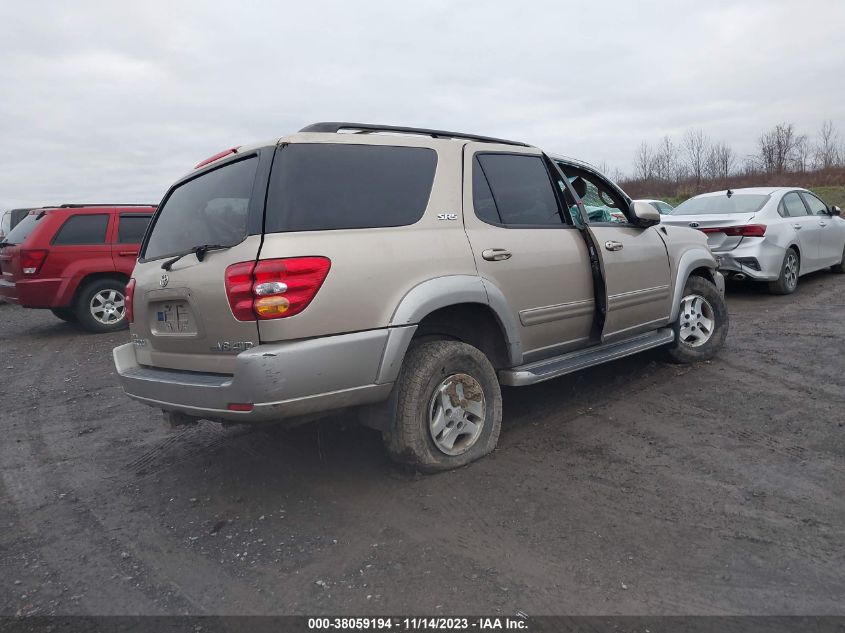 2003 Toyota Sequoia Sr5 VIN: 5TDBT44A03S141730 Lot: 38059194