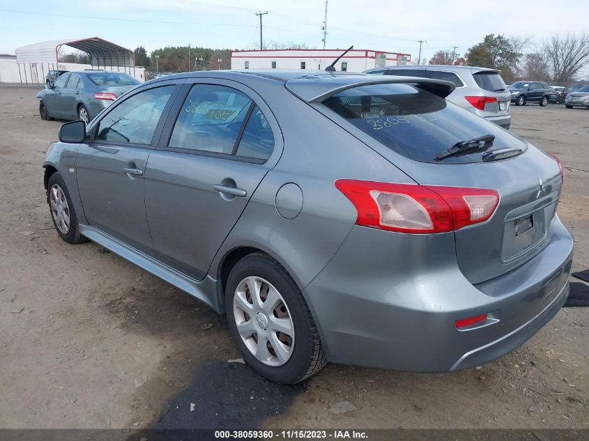 2014 Mitsubishi Lancer Sportback Es VIN: JA32X2HU0EU009299 Lot: 38059360