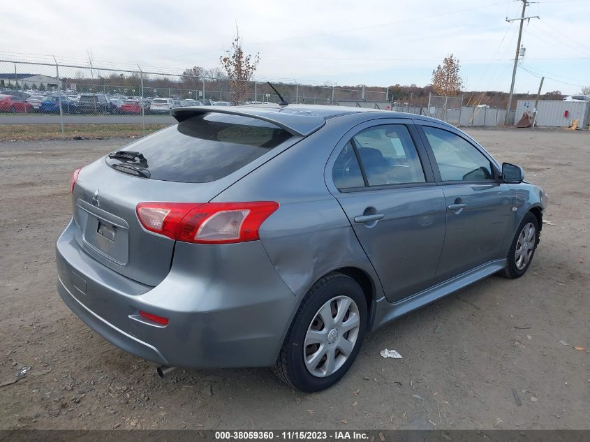 2014 Mitsubishi Lancer Sportback Es VIN: JA32X2HU0EU009299 Lot: 38059360