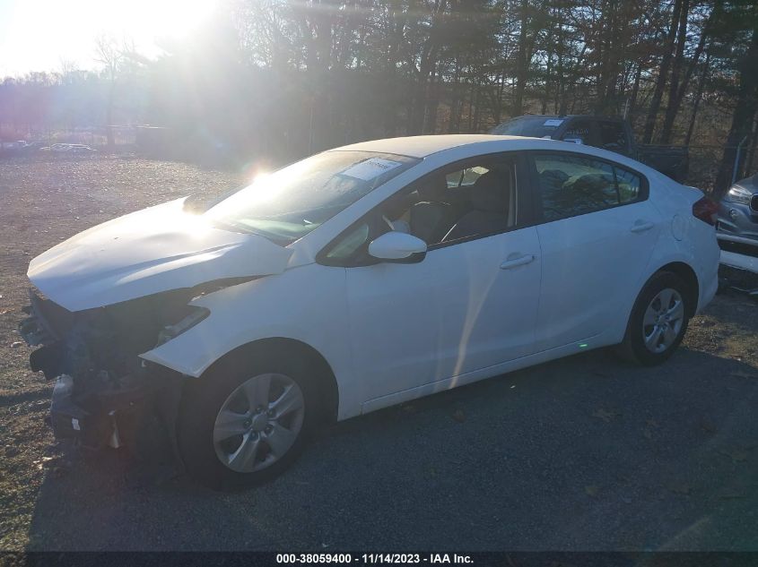 2017 Kia Forte Lx VIN: 3KPFK4A74HE038535 Lot: 38059400