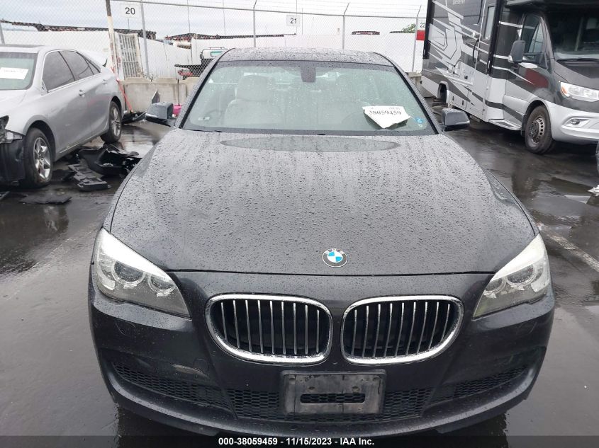 2014 BMW 7 Series 740I VIN: WBAYA6C57ED144300 Lot: 38059459