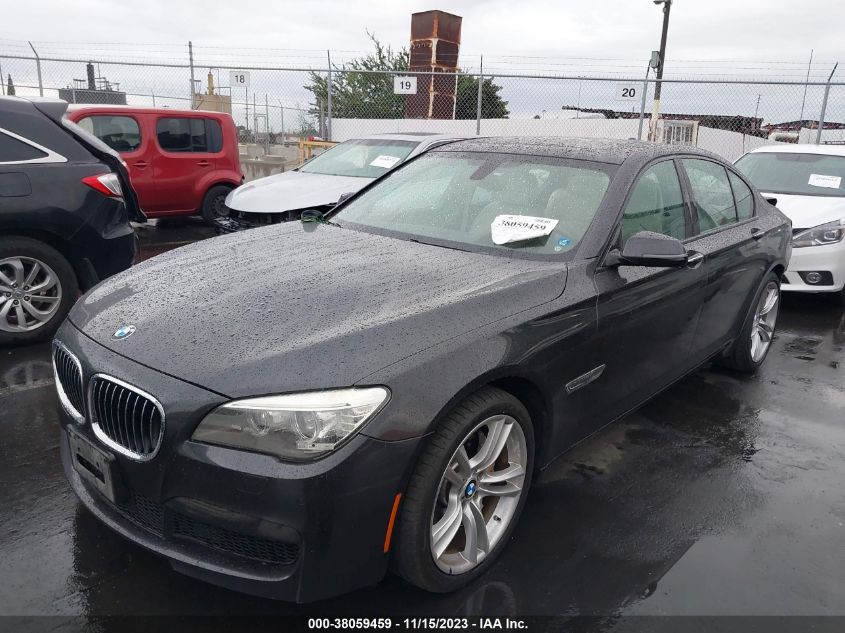 2014 BMW 7 Series 740I VIN: WBAYA6C57ED144300 Lot: 38059459