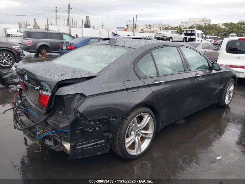 2014 BMW 7 Series 740I VIN: WBAYA6C57ED144300 Lot: 38059459