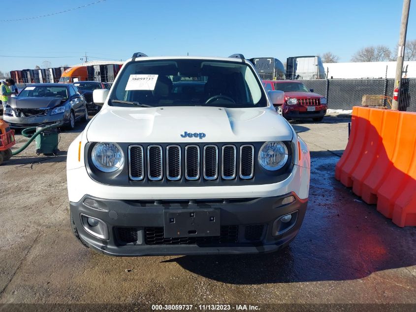 2017 Jeep Renegade Latitude 4X4 VIN: ZACCJBBB8HPF36351 Lot: 38059737