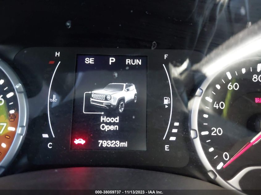 2017 Jeep Renegade Latitude 4X4 VIN: ZACCJBBB8HPF36351 Lot: 38059737