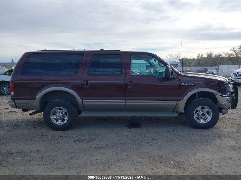 2000 Ford Excursion Limited VIN: 1FMNU43S3YEC78836 Lot: 38059887