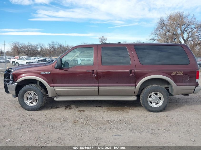 2000 Ford Excursion Limited VIN: 1FMNU43S3YEC78836 Lot: 38059887