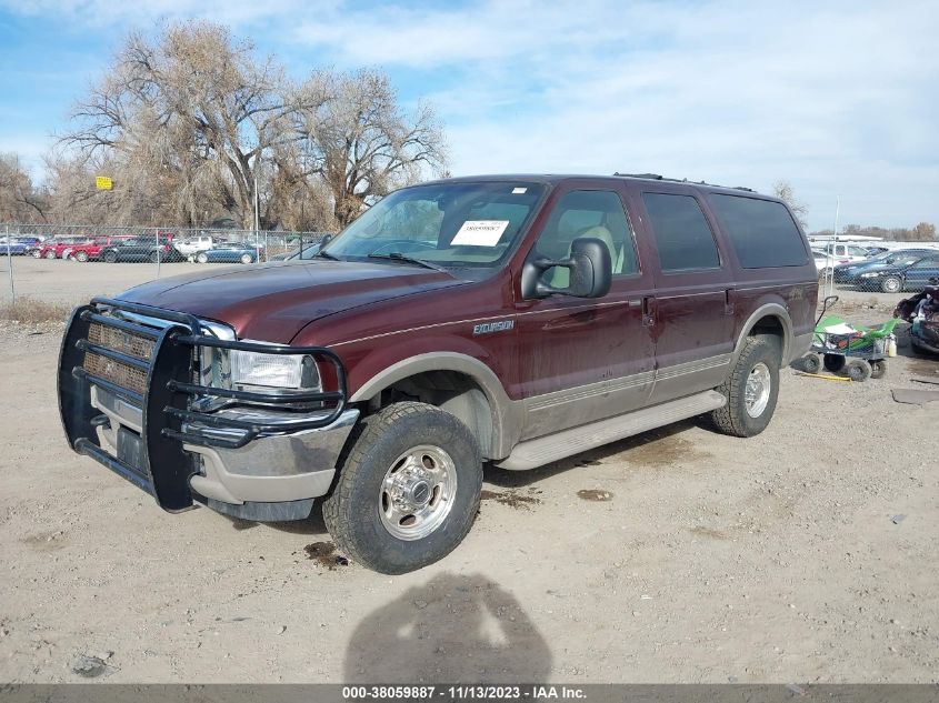 2000 Ford Excursion Limited VIN: 1FMNU43S3YEC78836 Lot: 38059887