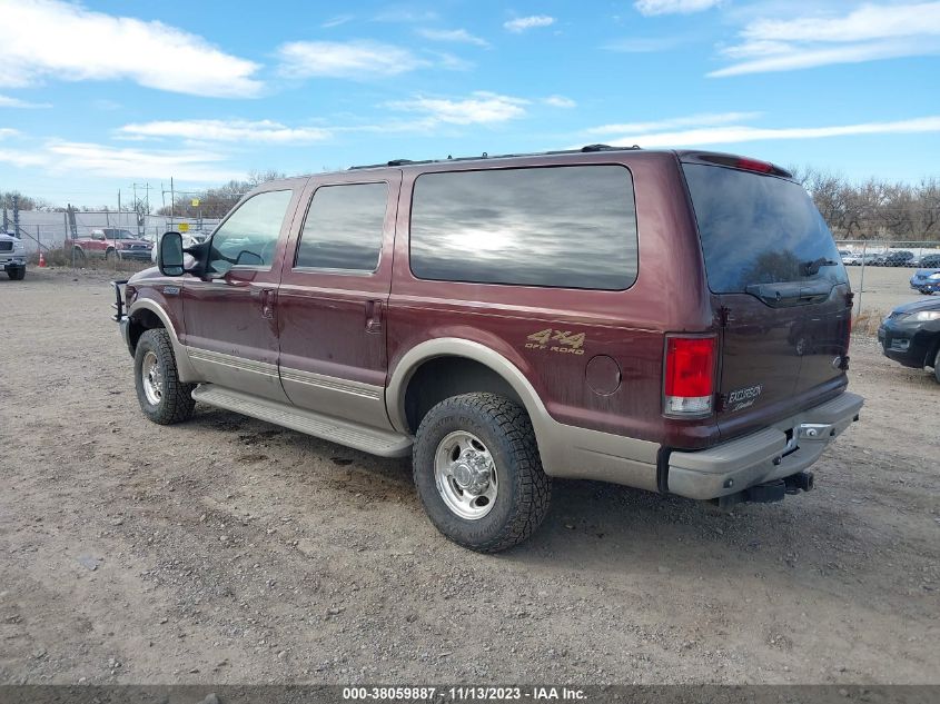 2000 Ford Excursion Limited VIN: 1FMNU43S3YEC78836 Lot: 38059887