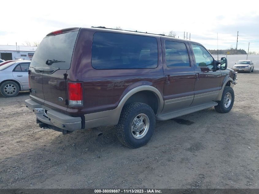 2000 Ford Excursion Limited VIN: 1FMNU43S3YEC78836 Lot: 38059887