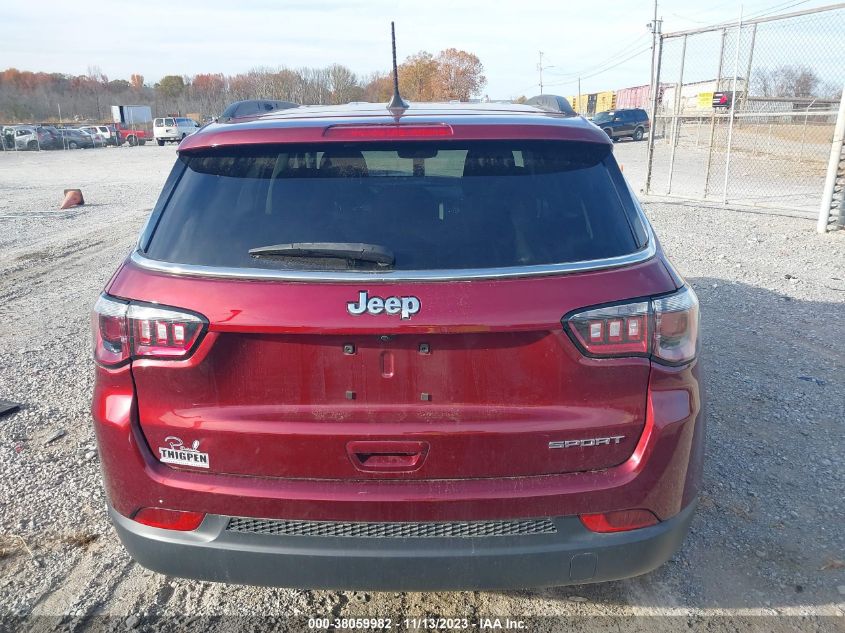 2021 Jeep Compass Sport Fwd VIN: 3C4NJCAB2MT535229 Lot: 38059982