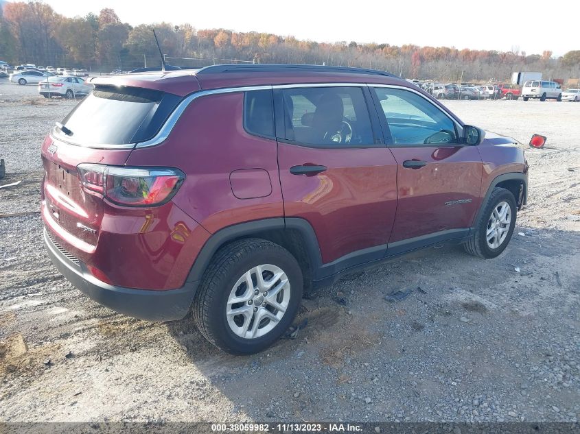 2021 Jeep Compass Sport Fwd VIN: 3C4NJCAB2MT535229 Lot: 38059982