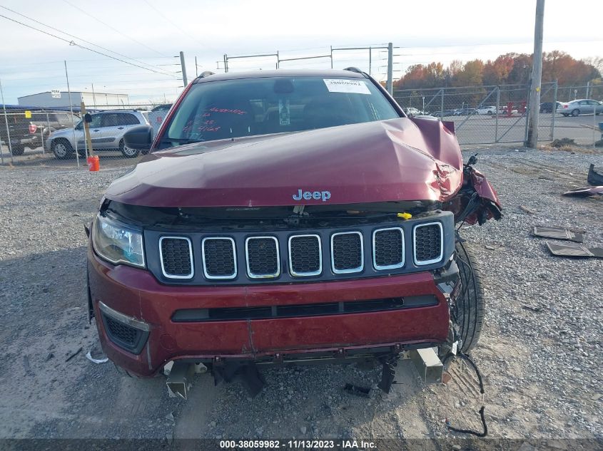 2021 Jeep Compass Sport Fwd VIN: 3C4NJCAB2MT535229 Lot: 38059982