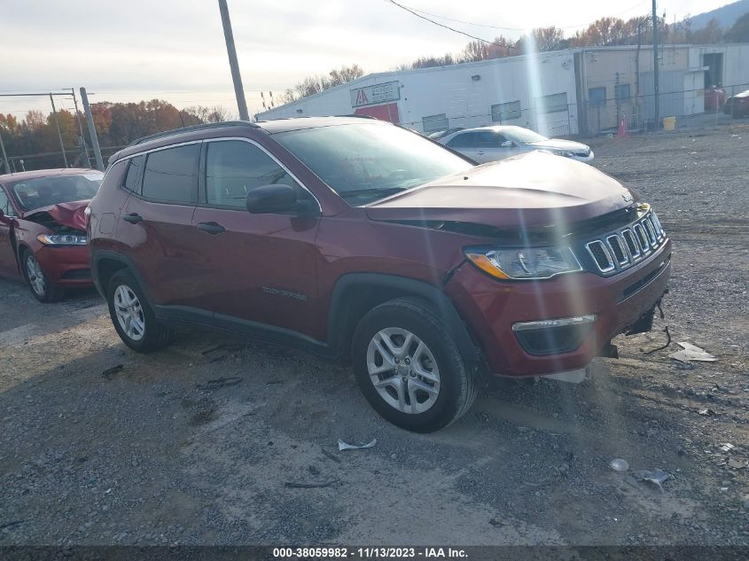 2021 Jeep Compass Sport Fwd VIN: 3C4NJCAB2MT535229 Lot: 38059982