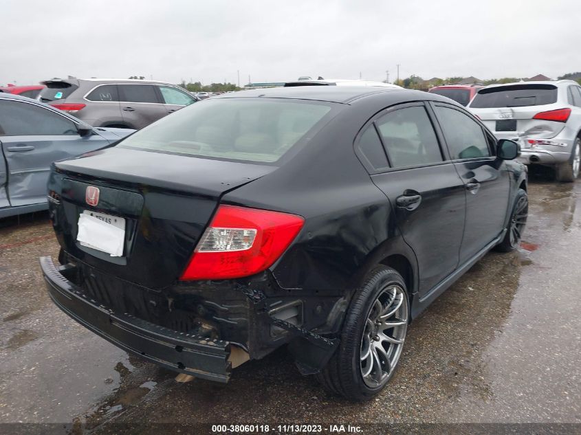 2012 Honda Civic Lx VIN: 2HGFB2F59CH565450 Lot: 38060118