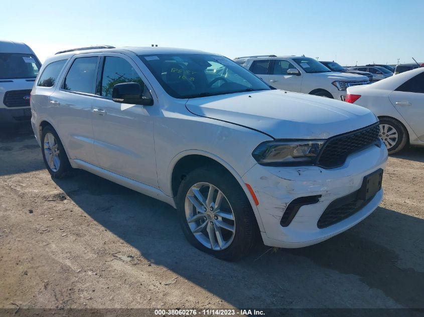 2023 Dodge Durango Gt Plus Rwd VIN: 1C4RDHDG2PC596402 Lot: 38060276