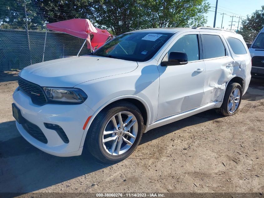 2023 Dodge Durango Gt Plus Rwd VIN: 1C4RDHDG2PC596402 Lot: 38060276